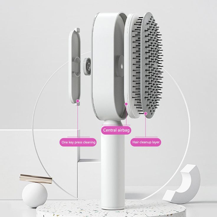 Velqyx Self-Cleaning Hair Brush