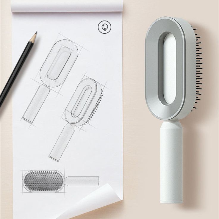 Velqyx Self-Cleaning Hair Brush