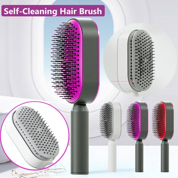 Velqyx Self-Cleaning Hair Brush